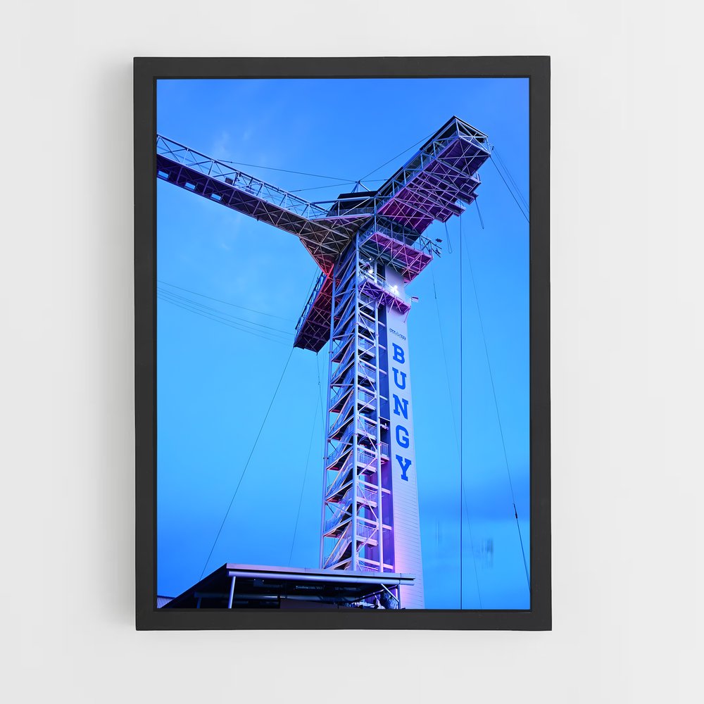 Poster hackett curiosité – affiche Saut à l’élastique (vue 2)
